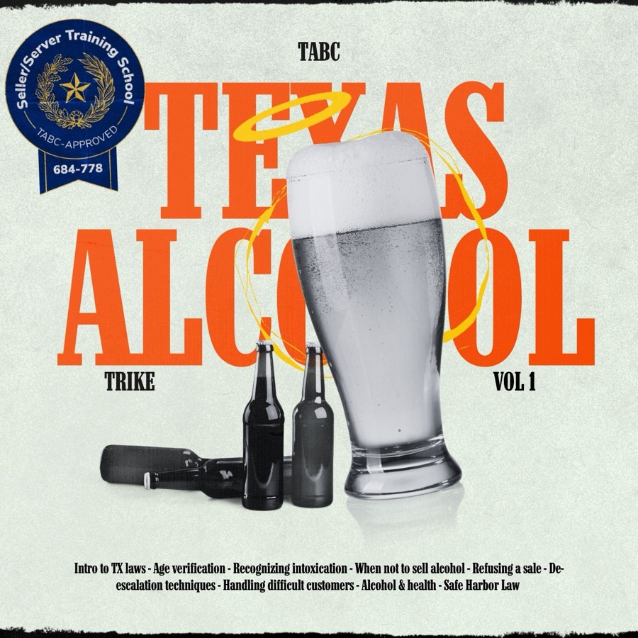 Texas TABC seller/server certification by Trike, TABC-approved school 684-778
